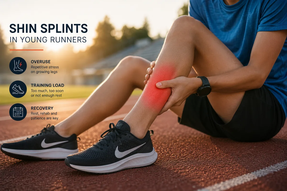 Shin splints in young runners — and when shin pain is something more